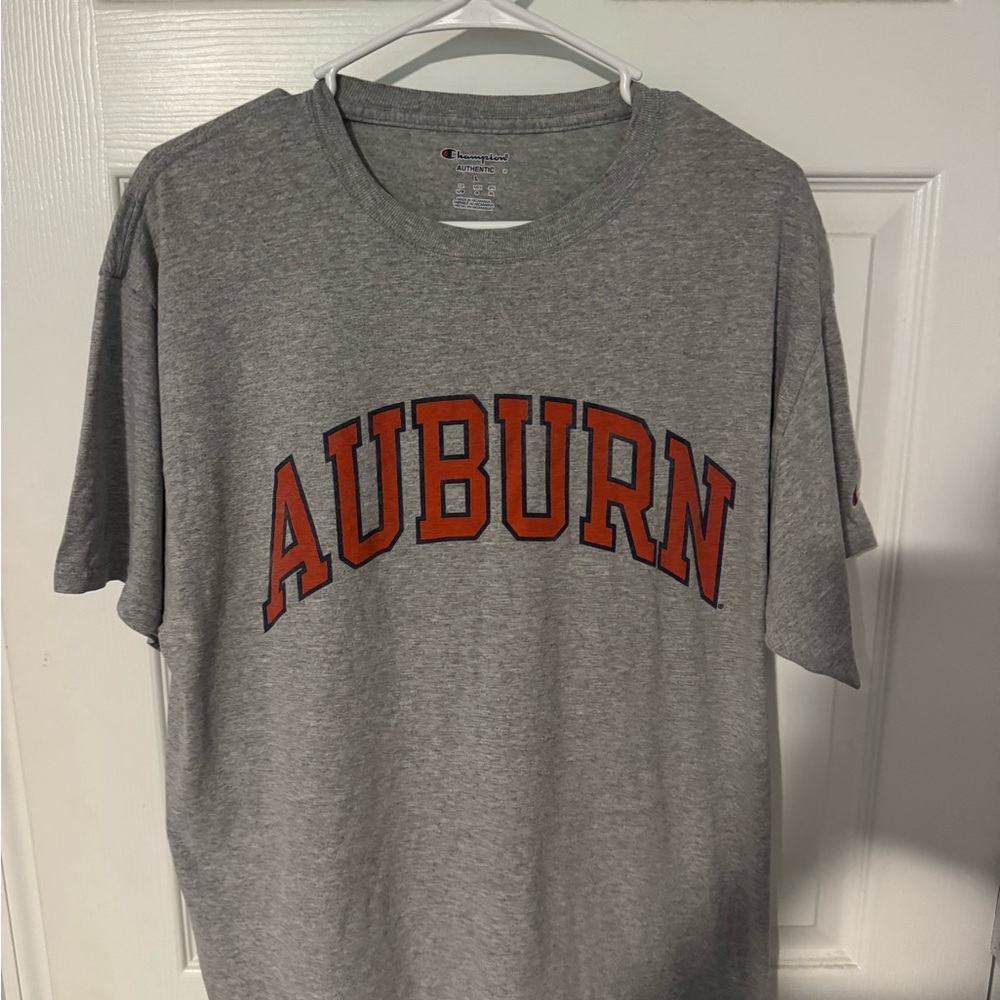 Champion Gray Auburn Short Sleeve Tee